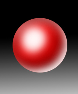 red rubber ball