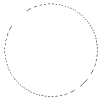 Drag out your circular selection. The shift key constrains your elliptical selection to a circle.