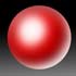 red rubber ball icon