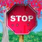TR's stop sign. DO click this!