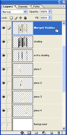 merged visibles layer